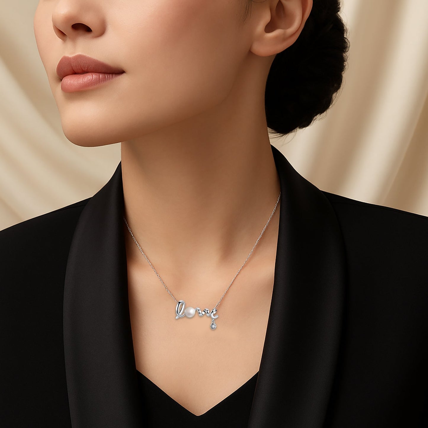 Romantic Roses & Love Necklace Gift Set