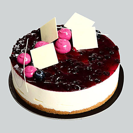 Delicious 1 Kg Blueberry Cheesecake - Perfect for Any Celebration