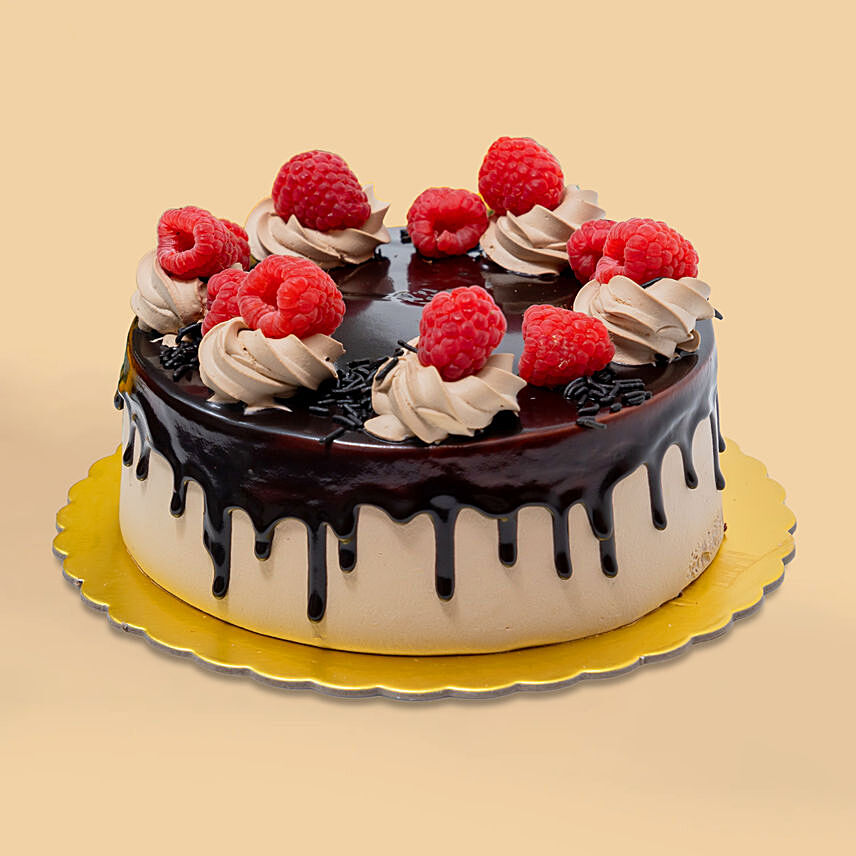 Decadent Chocolate Raspberry Cake