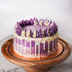 Purple Icing Rain: Luxurious Chocolate Cake Delight